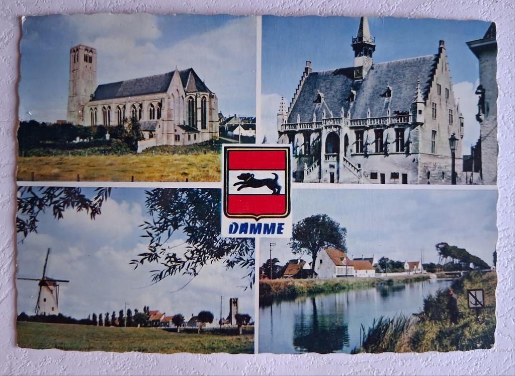 Postkaart Damme, Verzamelen, Ophalen of Verzenden