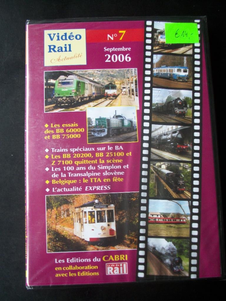 Trein spoorwegnieuws: TTA België, SIMPLON, Z 100, BB20200.., Ophalen of Verzenden, Nieuw, Trein, Overige typen