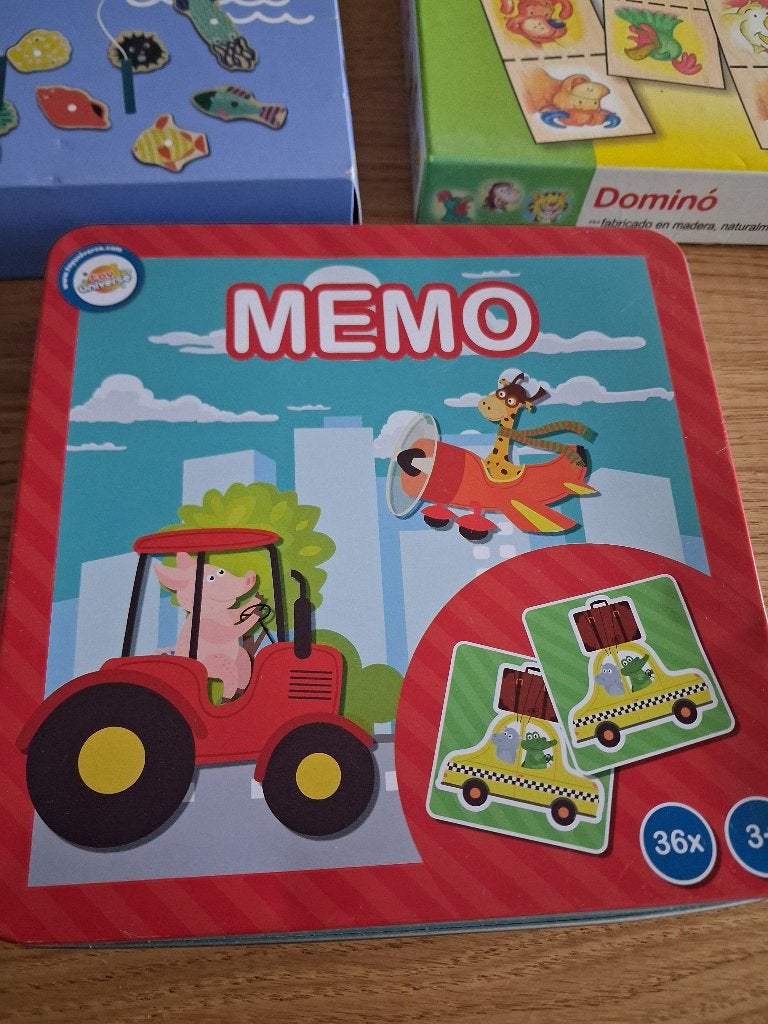 Memory met dieren in voertuigen, Ophalen, Zo goed als nieuw, Jongen of Meisje