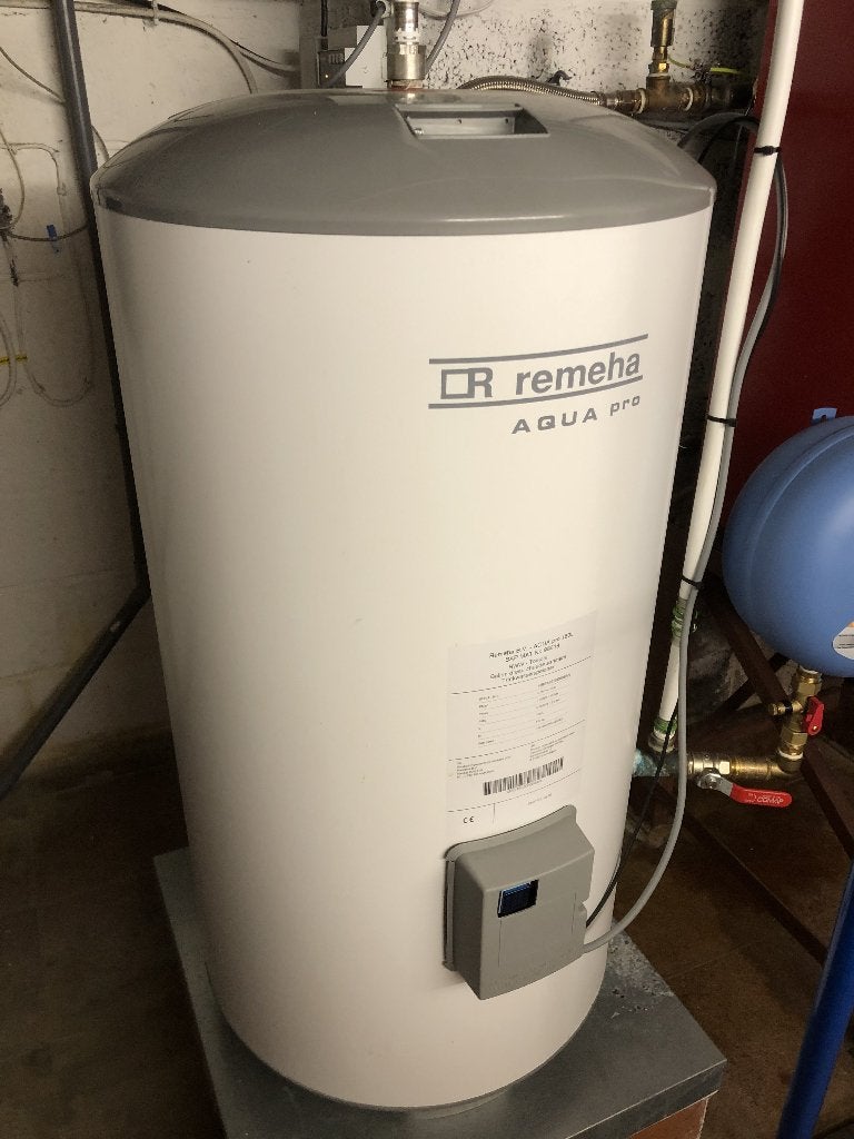 Ensemble boiler 150 litres pour chaudière et ses accessoires, Bricolage & Construction, Enlèvement, Utilisé, Boiler, Plus de 10 ans