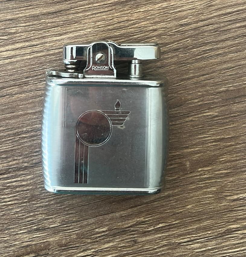 Briquet Ronson, années 50, modele viking, Collections, Enlèvement, Comme neuf, Briquet