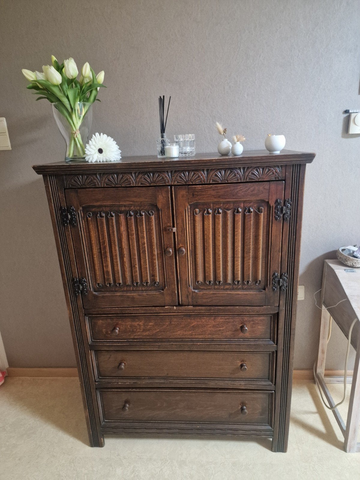 Mooie (buffet)kast, Ophalen