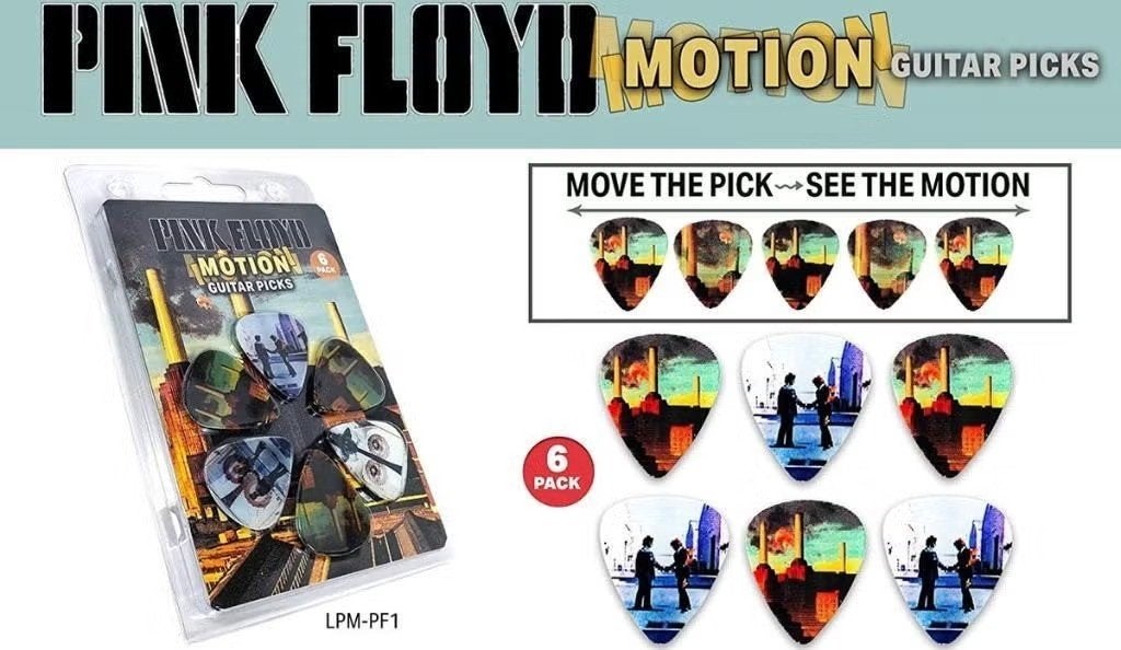 Pink Floyd Animals 6-pack plectrum officiële merchandise, Enlèvement ou Envoi, Neuf