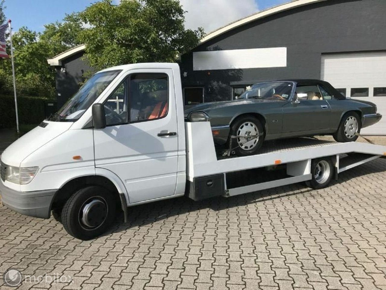 Mercedes-Benz Sprinter 412 D AUTOTRANSPORTER DUBBELLUCHT, 90 kW, Overige modellen, Wit, Particulier
