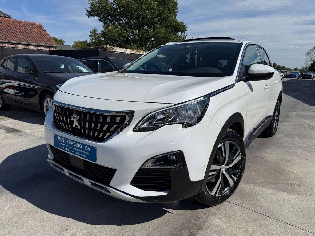 Peugeot 3008 1.2i 130PK AUTOMAAT NAVIGATIE OPENDAK ZWART LED, Autos, Cuir, Achat, Euro 6, Entreprise