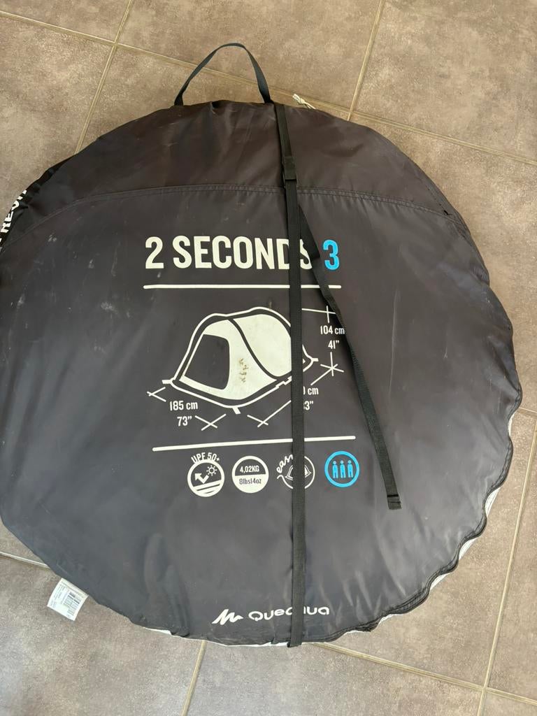Quechua Fresh & Black pop up tent voor 3 personen, Enlèvement ou Envoi, Comme neuf