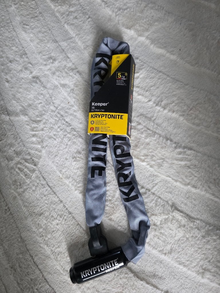 Antivol chaîne Kryptonite Keeper 785, 85 cm, neuf, Enlèvement, Neuf, Chaîne antivol
