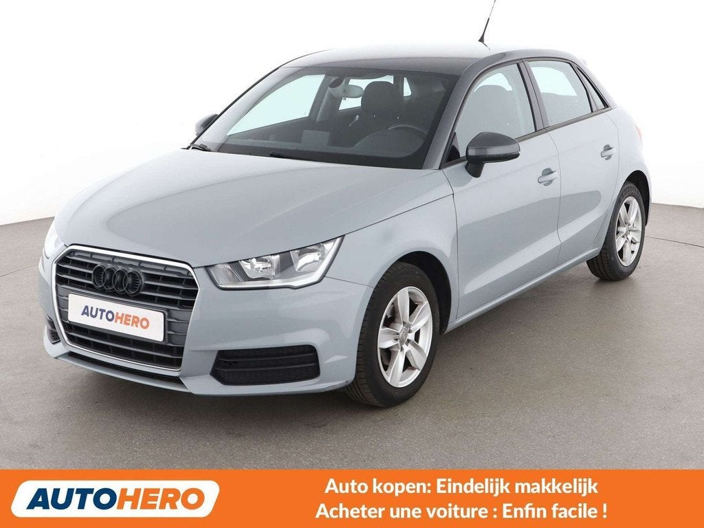 Audi A1 1.0 TFSI (bj 2017, automaat), Auto's, Stof, Zwart, 5 zetels, 5 deurs