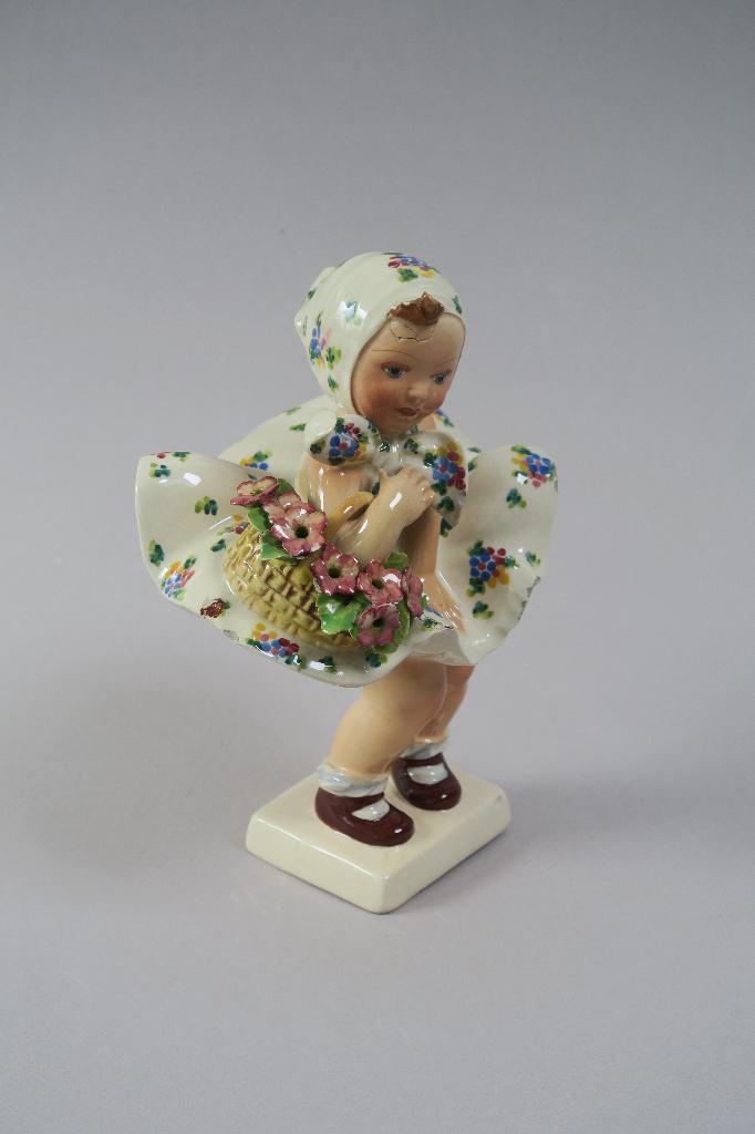 Statuette "Bambina" en céramique vintage Carlo Mollica, Enlèvement ou Envoi
