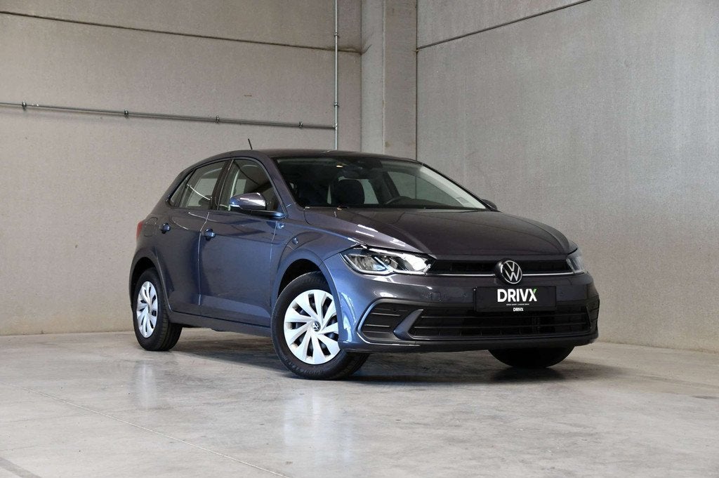Volkswagen Polo 1.0 TSI I AUTOMAAT I AIRCO I CARPLAY I SENSO, Argent ou Gris, Euro 6, Entreprise, Noir