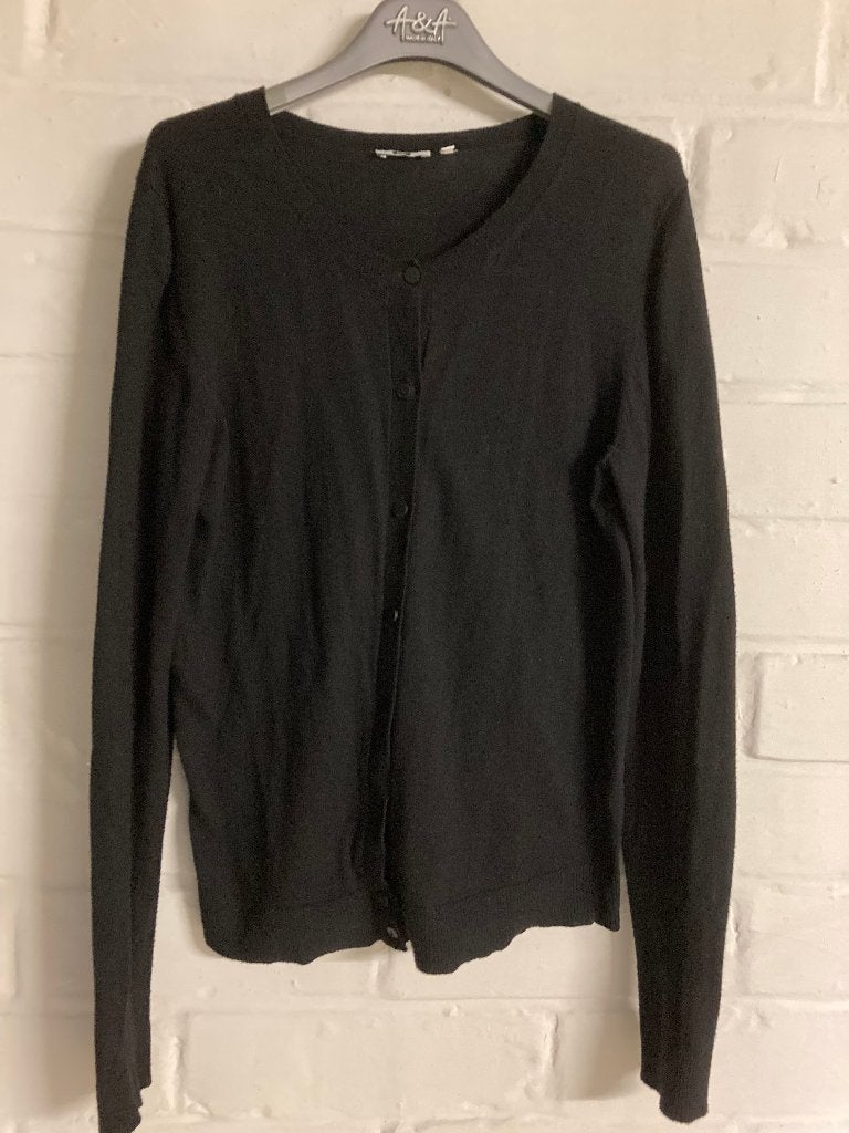 Zwarte cardigan met knopen, We, Medium, Kleding | Dames, Truien en Vesten, Maat 38/40 (M), Meerkleurig, WE, Ophalen of Verzenden