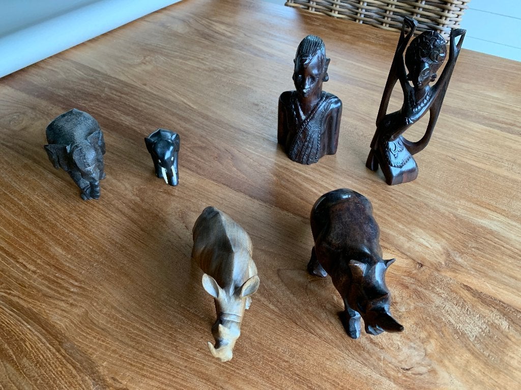 Afrikaanse beeldjes, Antiek en Kunst, Ophalen of Verzenden
