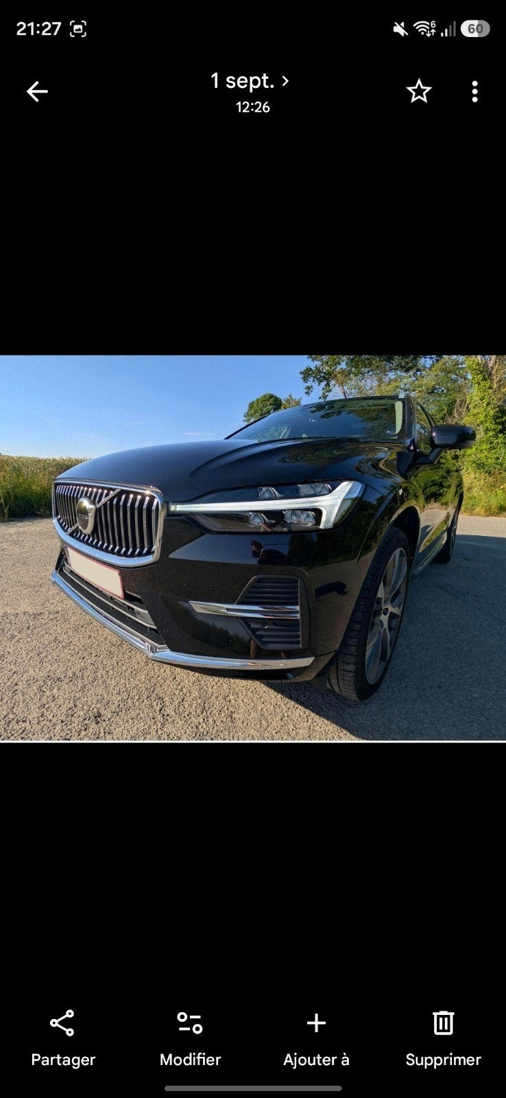 volvo xc60 T6 plugin hybride, Cuir, Achat, 42 g/km, Euro 6