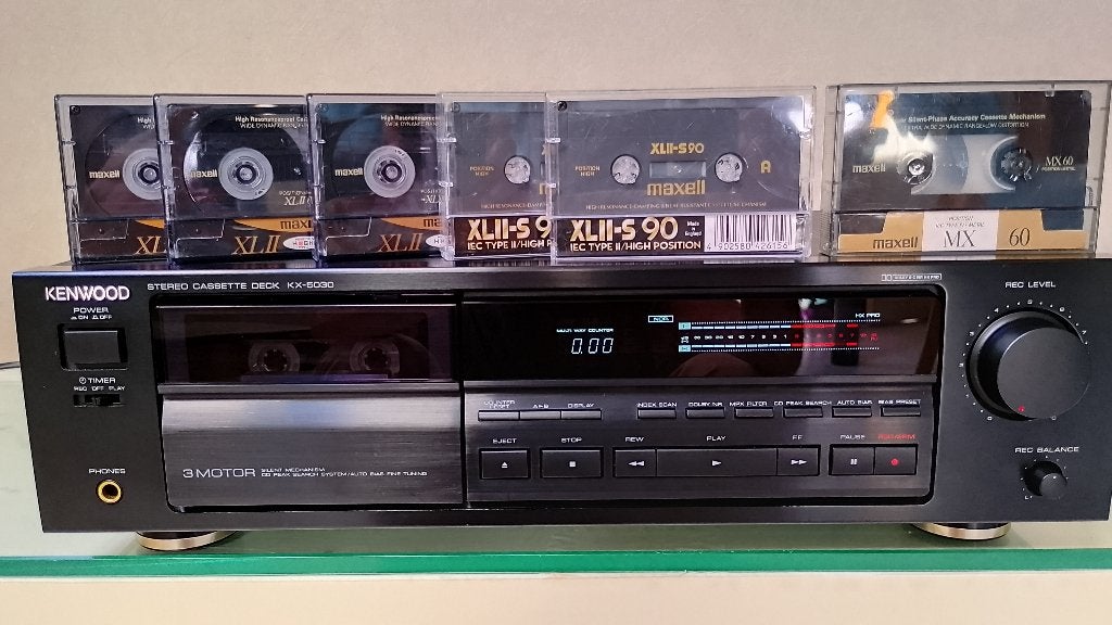 Lecteur de cassettes Kenwood KX-5030 3 moteurs, TV, Hi-fi & Vidéo, Enlèvement ou Envoi, Kenwood