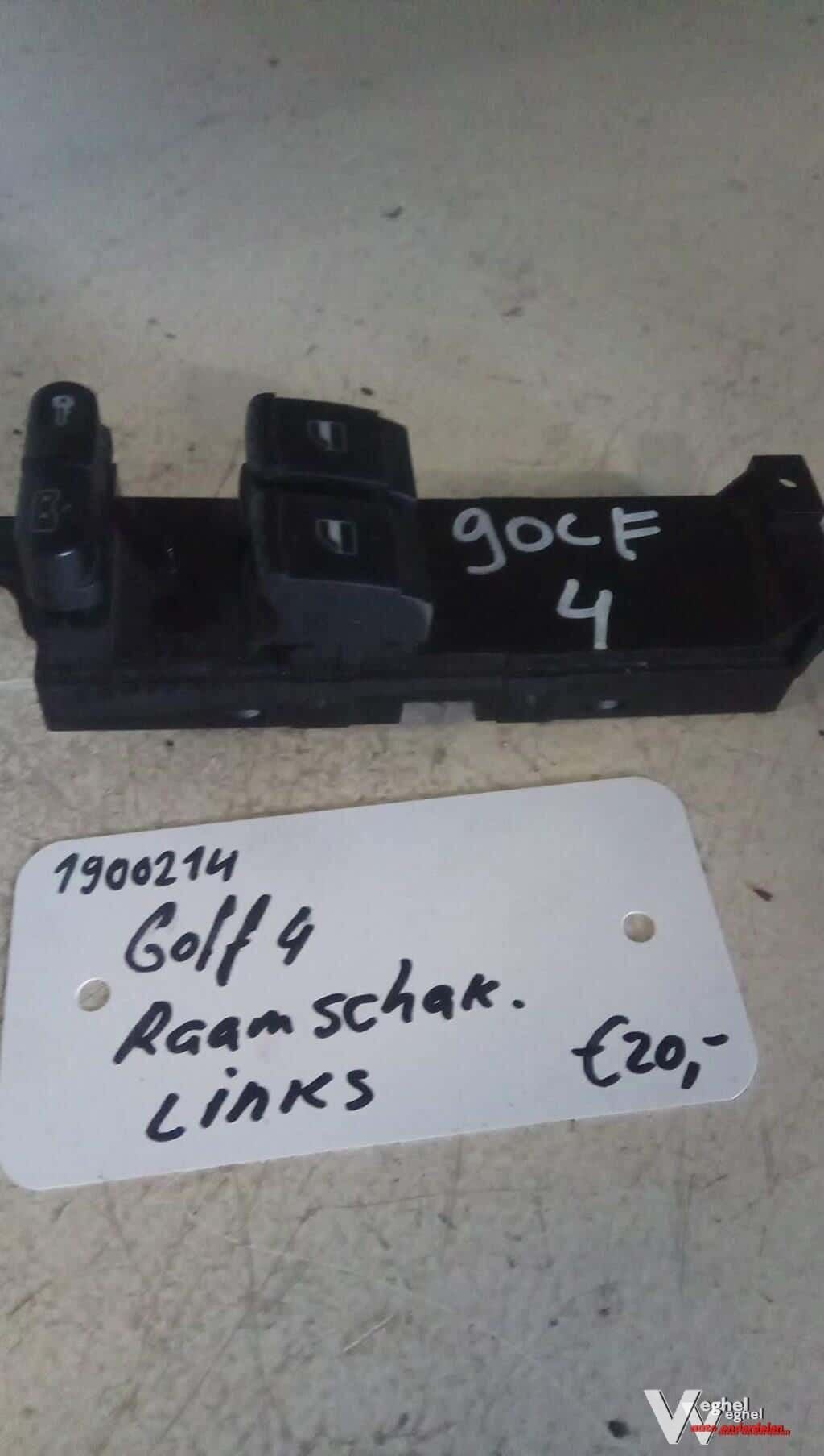 Golf 4 raamschakelaar links bjr2000, Auto-onderdelen, Gebruikt, -, -, Ophalen of Verzenden
