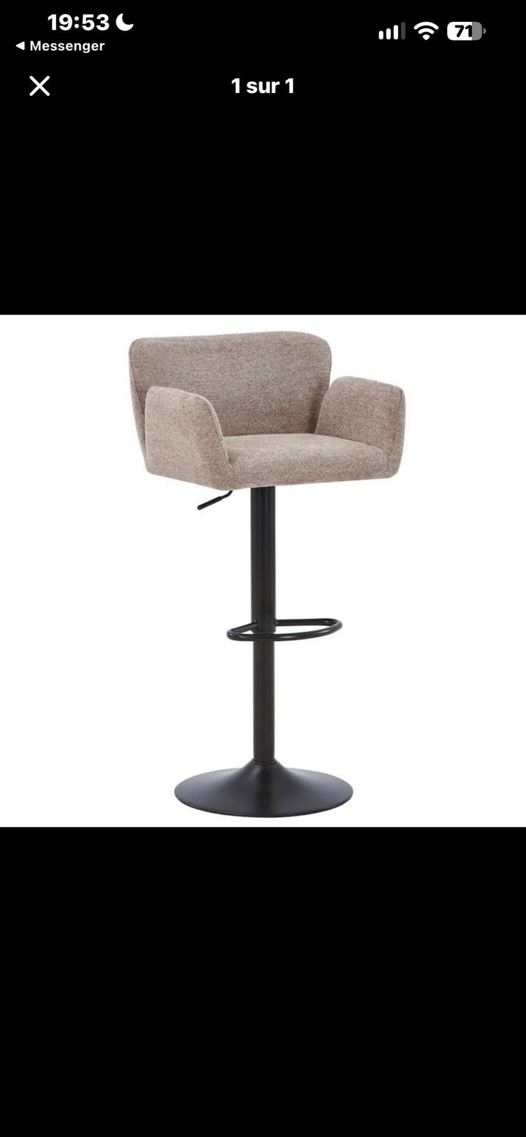 Chaise de bar, Maison & Meubles, Enlèvement, Comme neuf