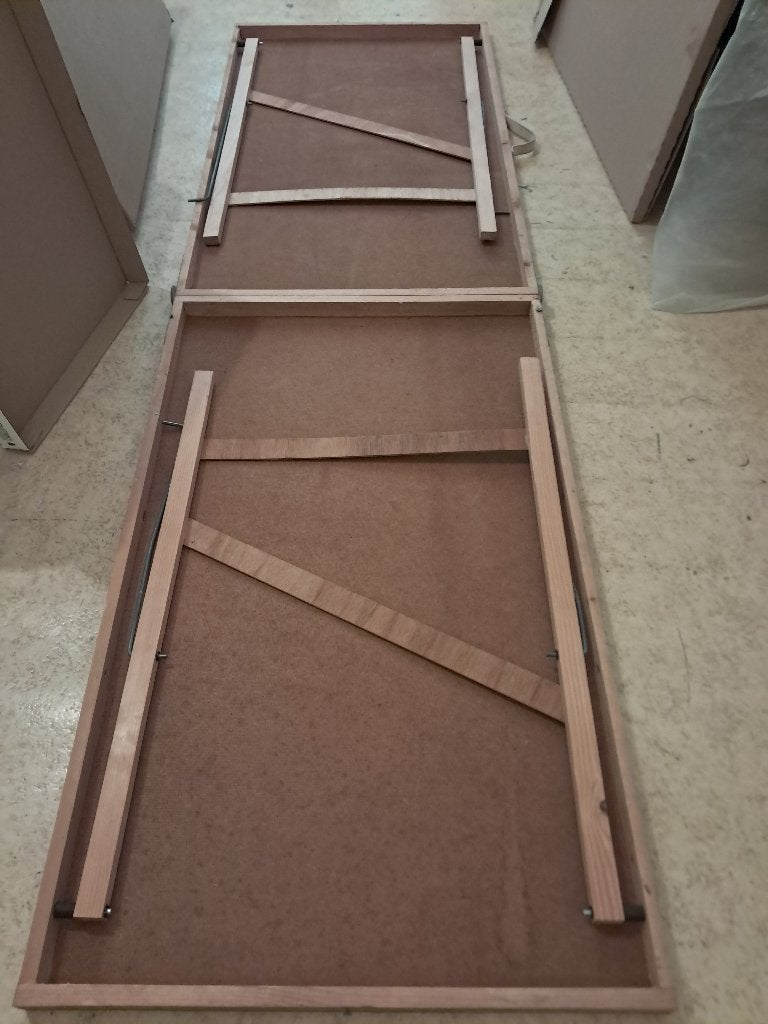 Une table portative pliante de camping/de jardin199x60x77cm., Caravanes & Camping, Enlèvement, Utilisé