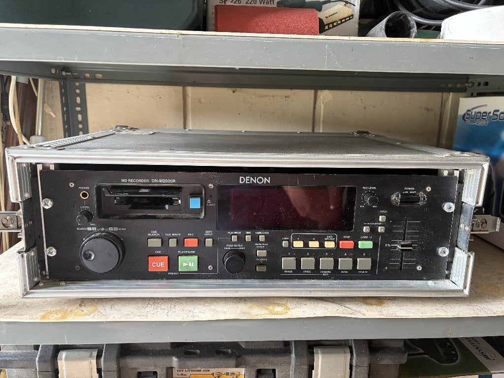 Mini Disc Recorder - player, Audio, Tv en Foto, Professionele apparaten, Ophalen, Zo goed als nieuw, Audio