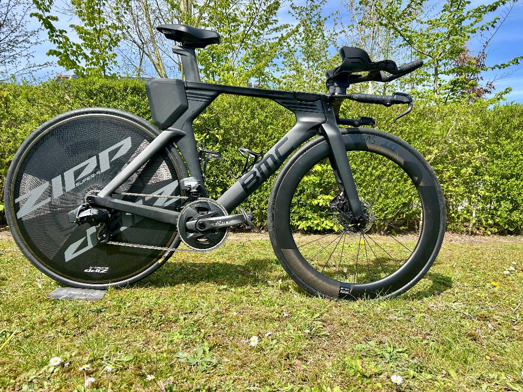 Triatlon/Tijdritfiets BMC Time Machine Disc + Upgrades, Ophalen, Zo goed als nieuw, Overige typen