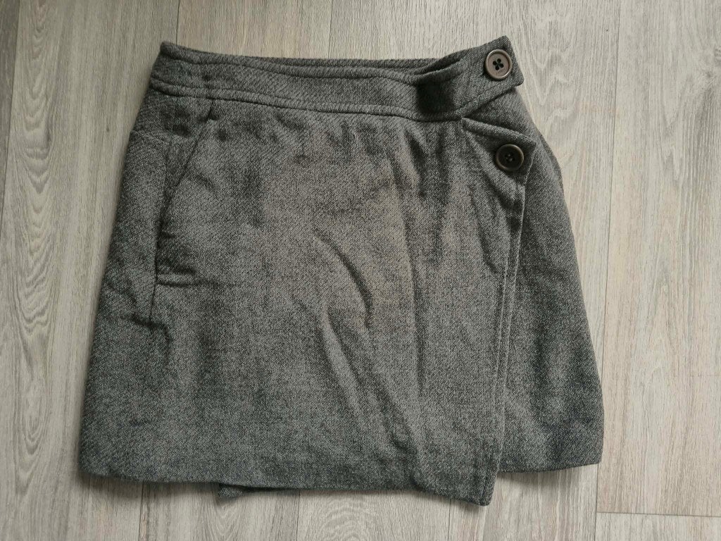 Jupe en laine grise Xandres 38, Taille 38/40 (M), Gris, Enlèvement ou Envoi, Au-dessus du genou