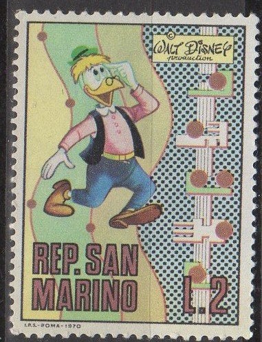 San Marino - Disney "Willie Wortel" - 1970, Verzenden, Postfris