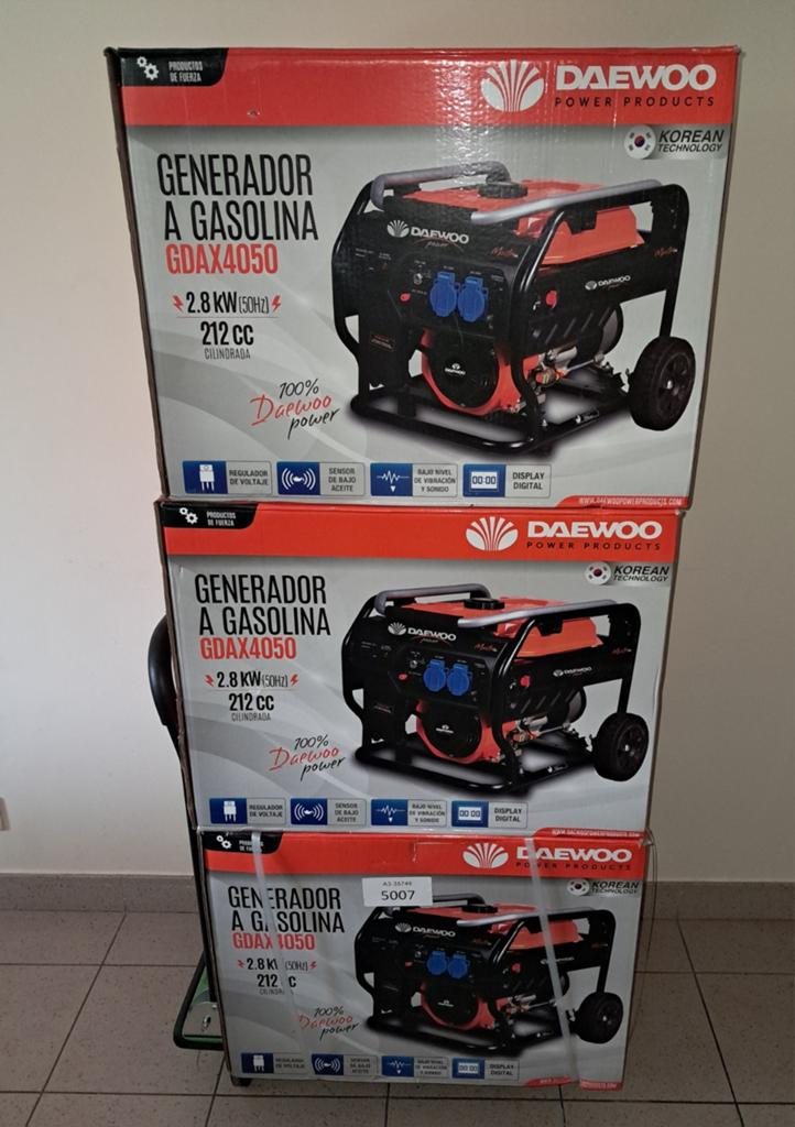 Daewoo Aggregaat / Stroomgenerator GDAX4050, Neuf, Réduction de bruit, Essence, Moins de 5 kVA