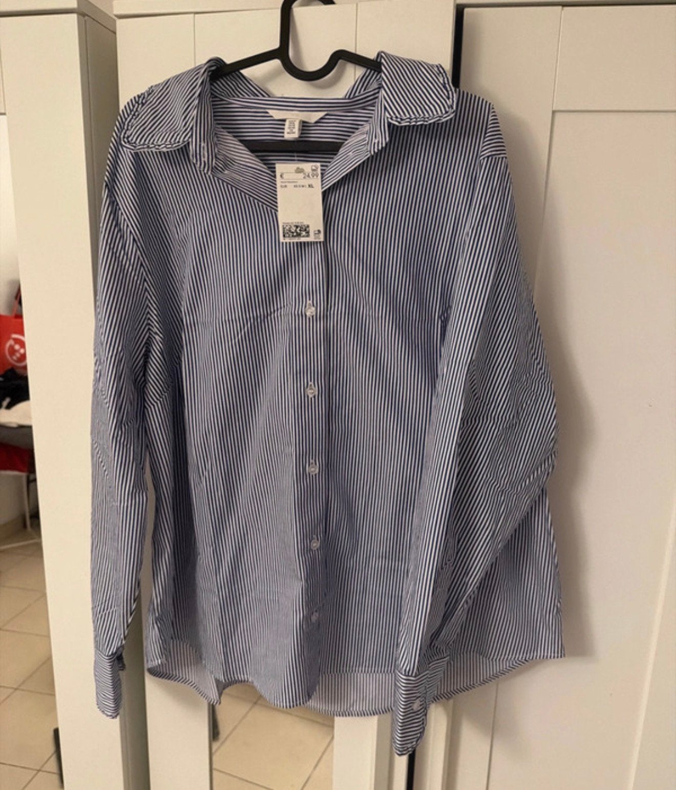 Leuke hemd dames, Kleding | Dames, Blouses en Tunieken, Ophalen, Nieuw, Maat 42/44 (L), Blauw
