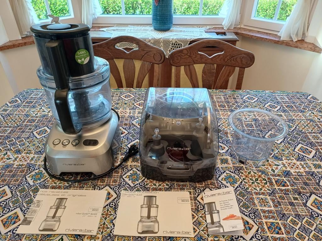 Robot multifonction Riviera & Bar Quad Blade PR854A, Elektronische apparatuur, Keukenmixers, Zo goed als nieuw, Ophalen