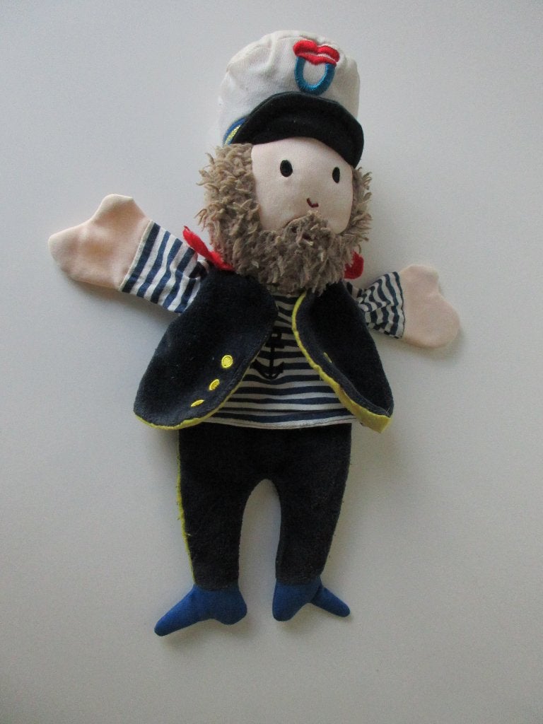 Kapitein Winokio knuffelhandpop, Ophalen of Verzenden
