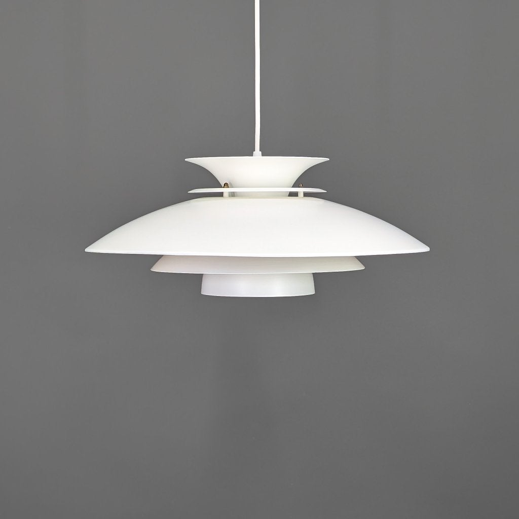 Belux 1039 Grandlux Scandinavische hanglamp in tijdloos wit, Huis en Inrichting, Lampen | Hanglampen, Zo goed als nieuw, 75 cm of meer
