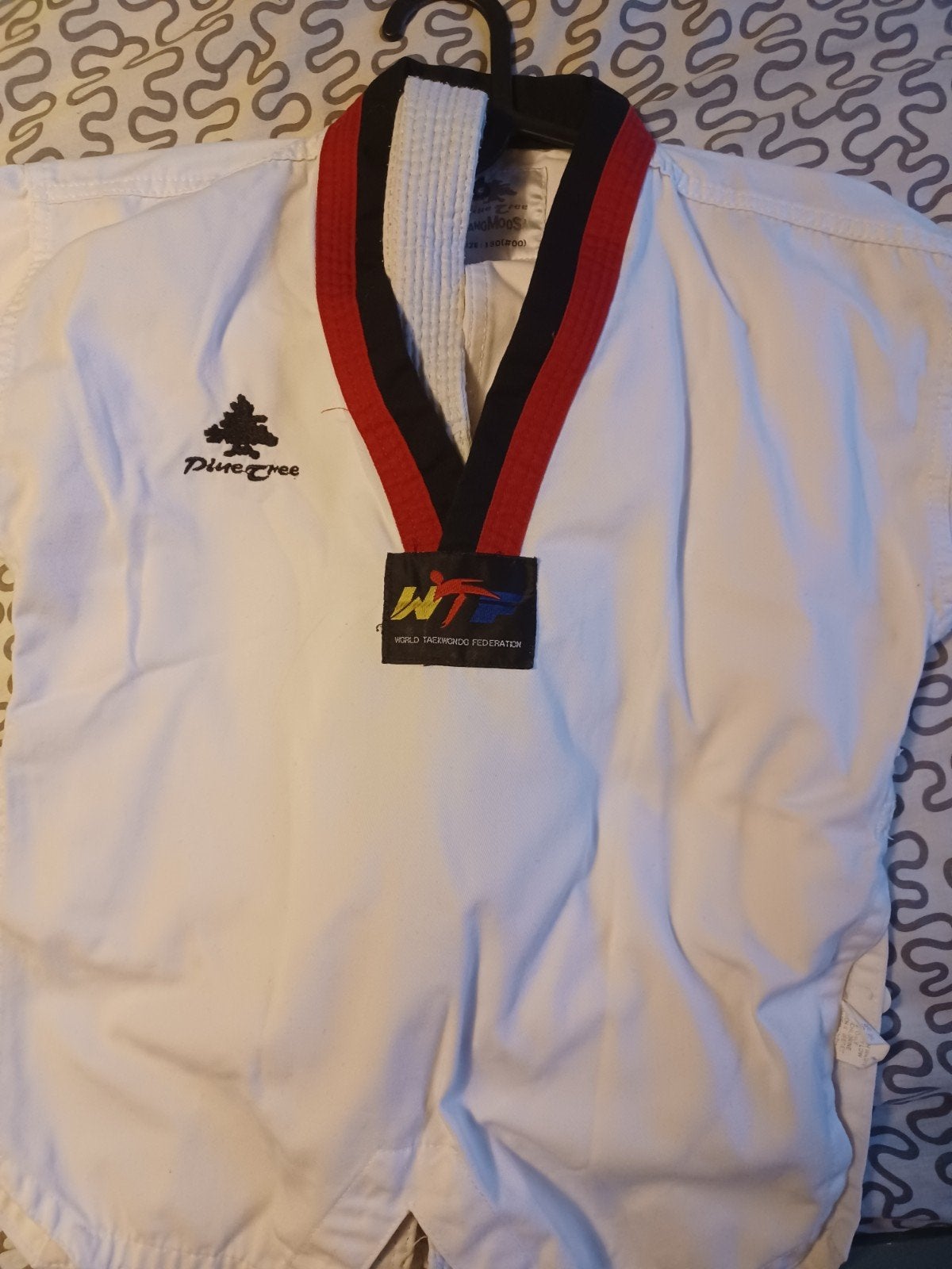 taekwondo , vechtpartij kind maat 130, Kinderen en Baby's, Ophalen of Verzenden, Nieuw