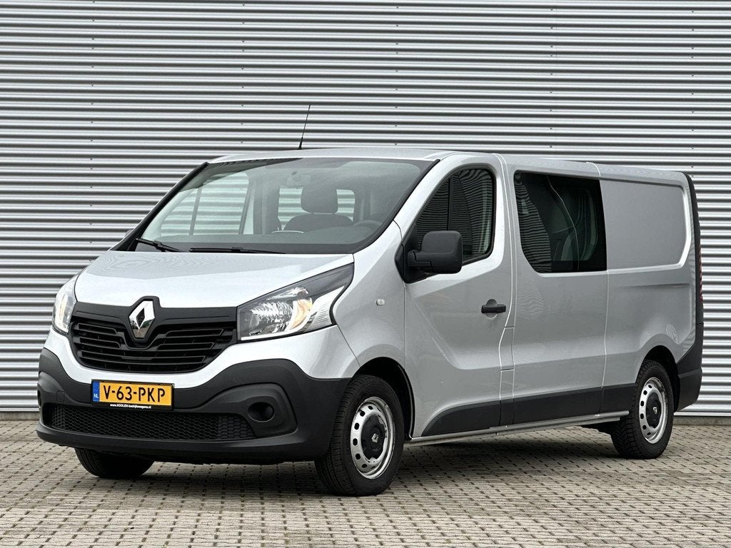 Renault Trafic 1.6 dCi L2 DC Dubbele cabine MARGE btw vrij, Auto's, Bestelwagens en Lichte vracht, Bedrijf, ABS, Airbags, Airconditioning