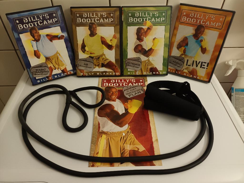 Billy Blanks BootCamp set van 4 dvd's, Cd's en Dvd's, Dvd's | Sport en Fitness, Cursus of Instructie, Vechtsport, Boxset, Ophalen of Verzenden