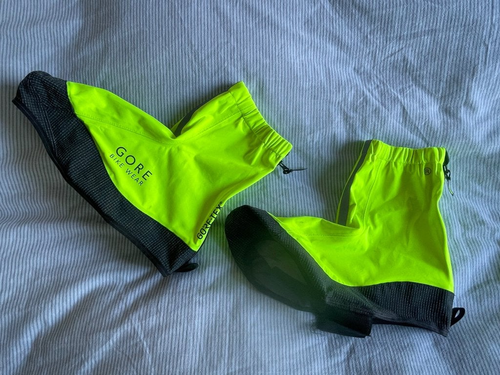 Regen overschoenen om te fietsen, Fietsen en Brommers, Ophalen, Zo goed als nieuw, L, Schoenen