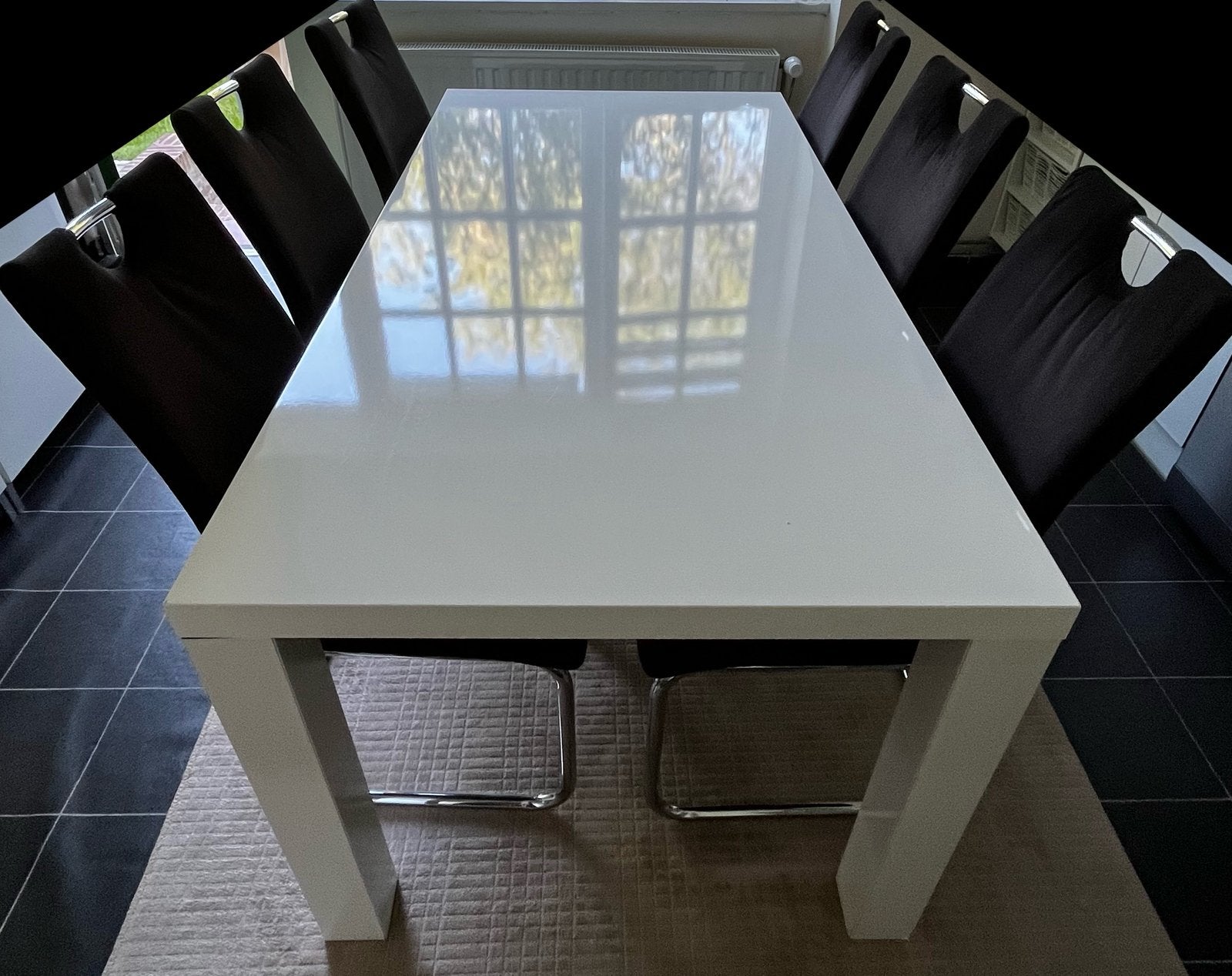Table à manger et 6 chaises, 150 à 200 cm, Cinq personnes ou plus, 100 à 150 cm, Enlèvement