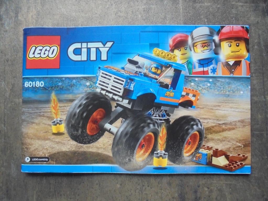 Lego City Building Instruction 60180 (zie foto's), Ophalen of Verzenden, Gebruikt, Lego, City