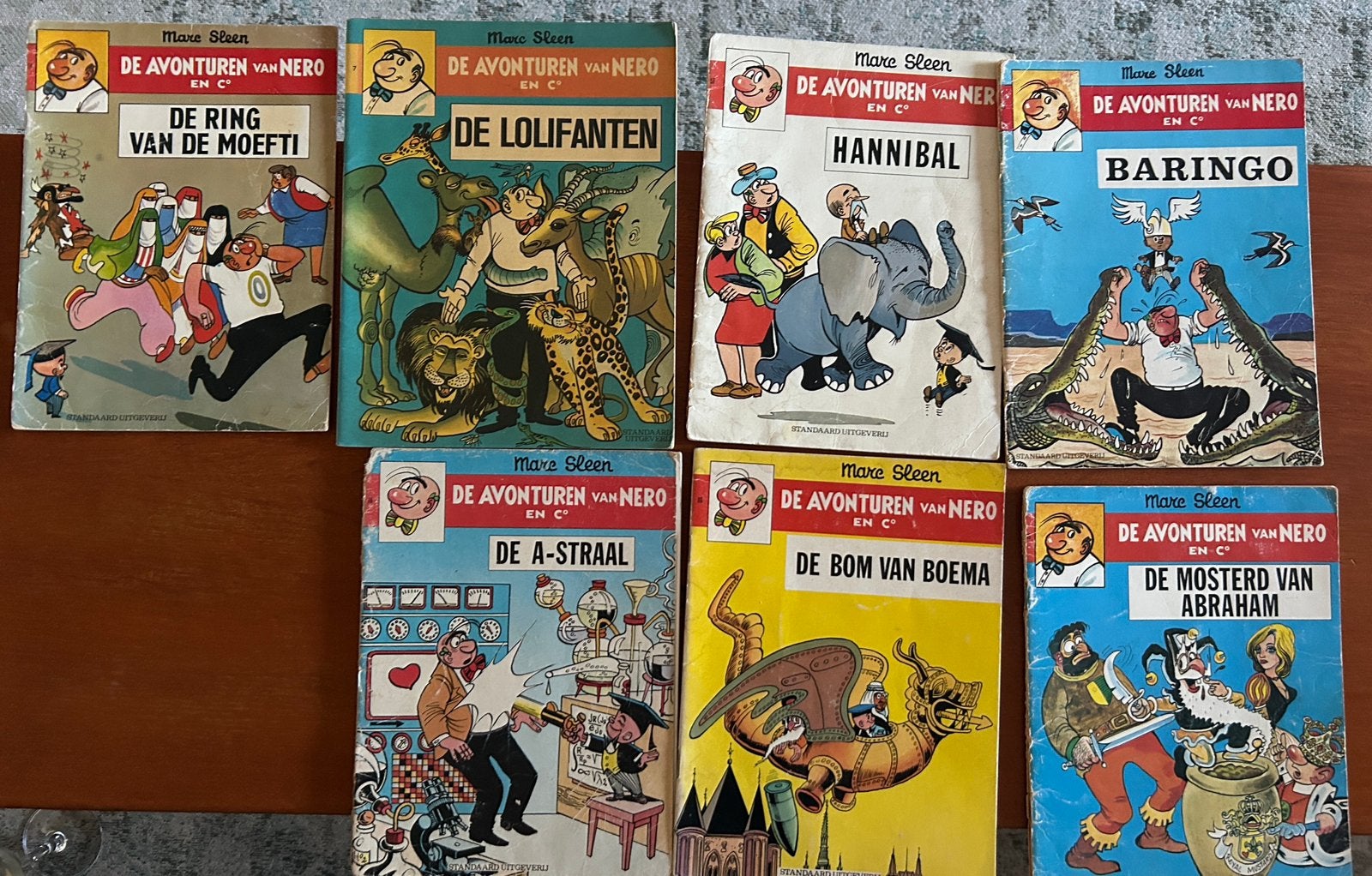 7 albums Nero vintage - zie omschrijving, Boeken, Meerdere stripboeken, Ophalen of Verzenden, Gelezen