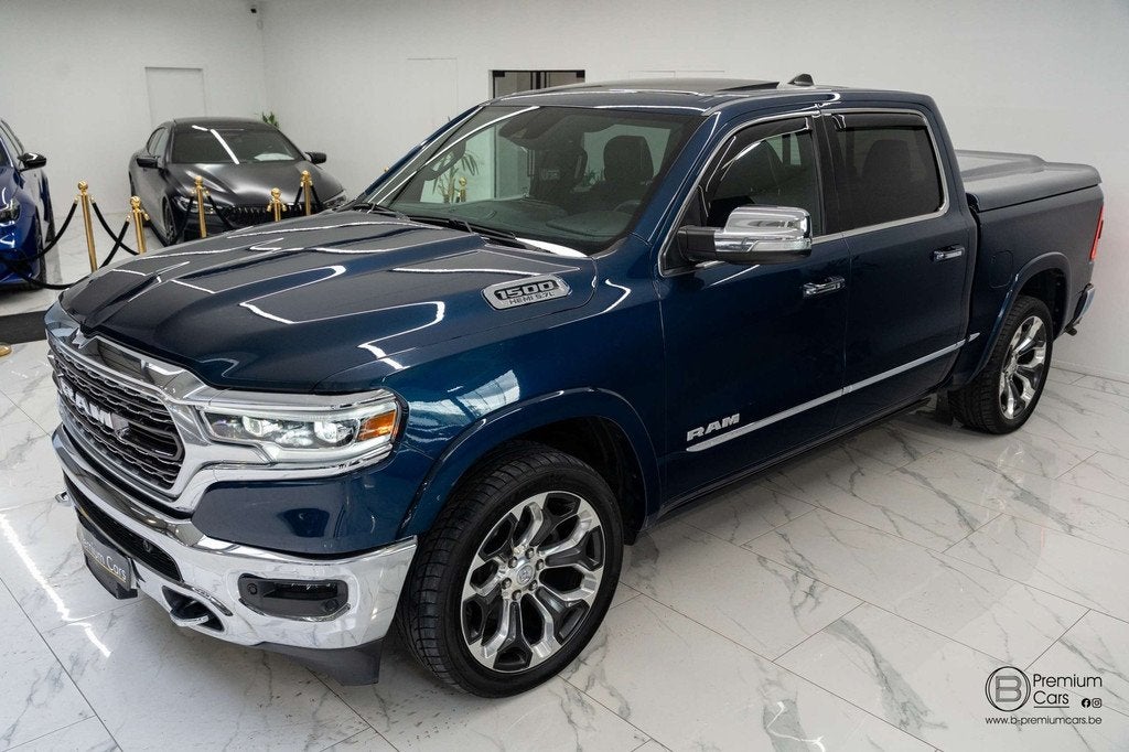 Dodge RAM 1500 Limited! Full Options! 5.7 V8 Hemi!, Automaat, Gebruikt, Blauw, Bluetooth
