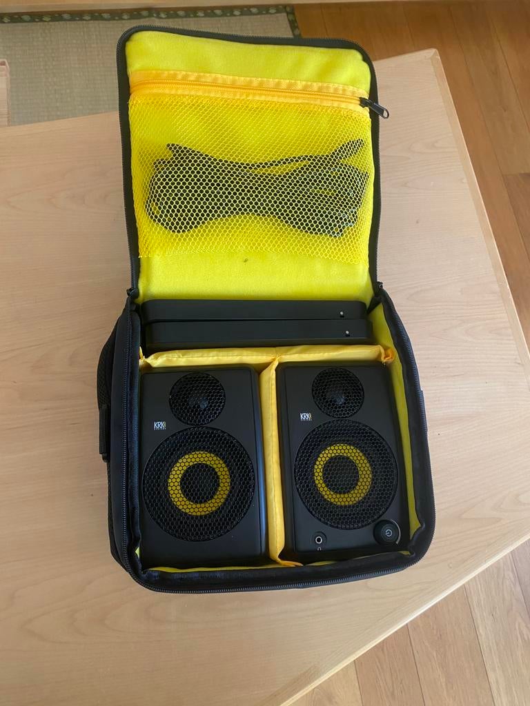 KRK Go Aux3 Bluetooth-luidsprekers, Audio, Tv en Foto, Luidsprekerboxen, Ophalen, Zo goed als nieuw