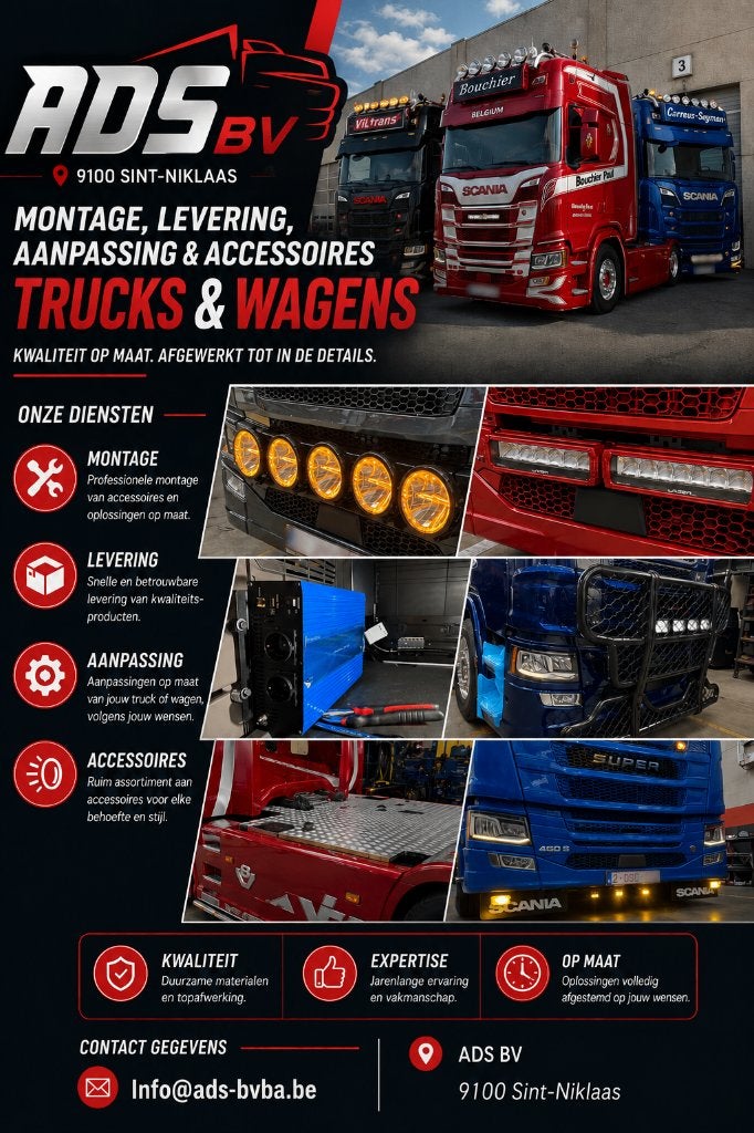 Montage truck accessoires Scania, Ophalen, Scania