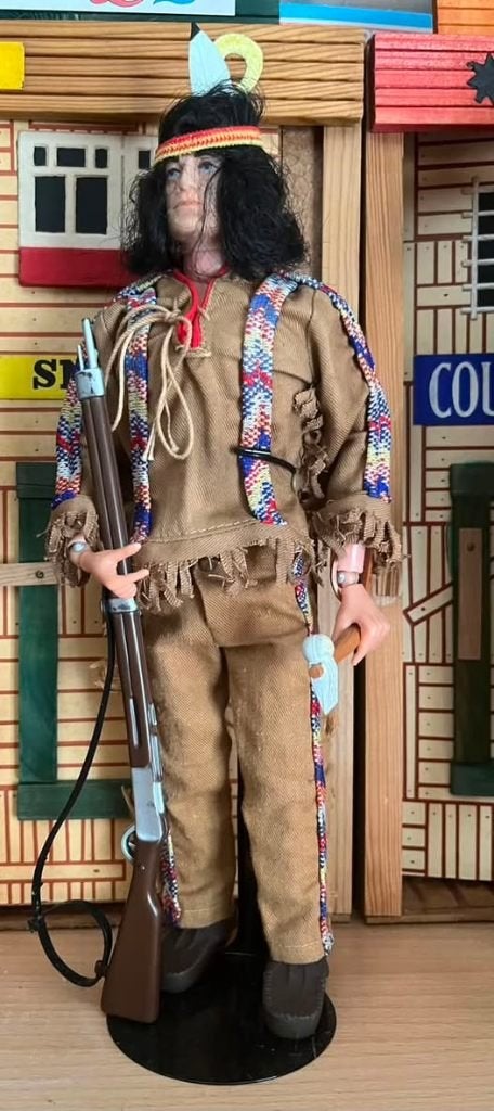 Vintage PALITOY Action Man indien, Collections, Enlèvement ou Envoi, Utilisé