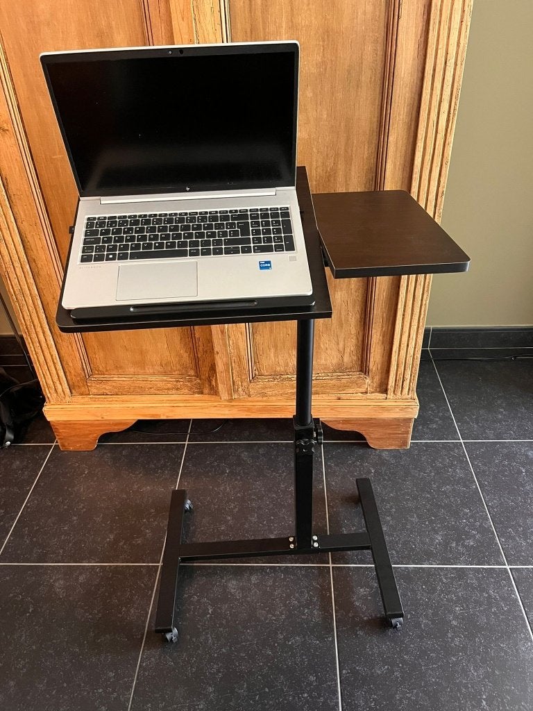 Laptoptafel, Ophalen, Zo goed als nieuw, In diepte verstelbaar