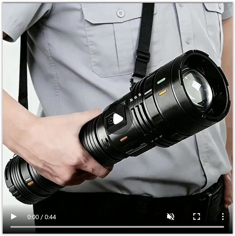 Lampe de poche haute luminosité, équipée d'une b, Ophalen of Verzenden, Nieuw, Accu