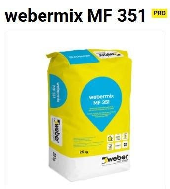 Gekleurde dunmortel Weber MF351, Doe-het-zelf en Bouw, Metselstenen, Nieuw, Overige typen, Ophalen