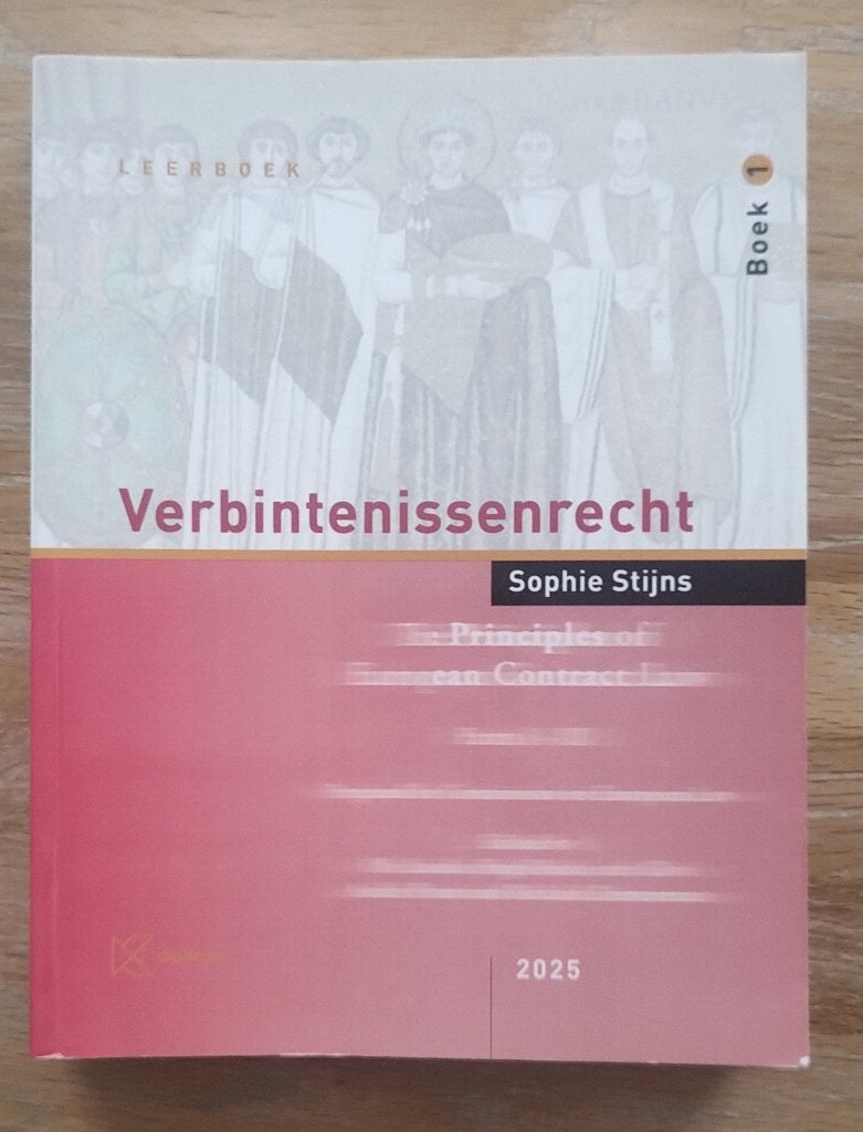 Leerboek Verbintenissenrecht - Boek 1 - editie 2025, Enlèvement, Comme neuf, Enseignement supérieur