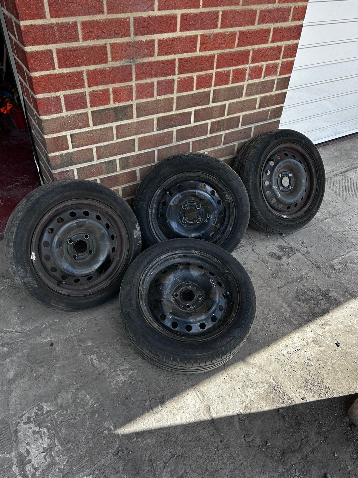 Velgen puls banden  165/55/R15, Auto diversen, Aanhangwagen-onderdelen, Ophalen, Gebruikt
