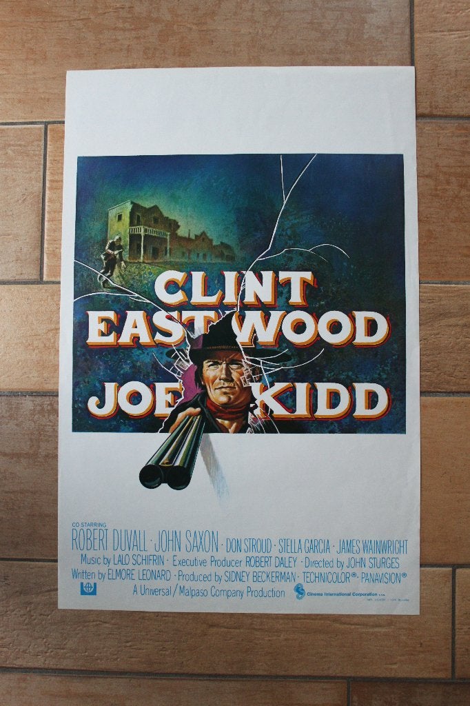 filmaffiche Clint Eastwood Joe Kidd 1972 filmposter, Verzamelen, Posters, Rechthoekig Staand, Ophalen of Verzenden, Zo goed als nieuw