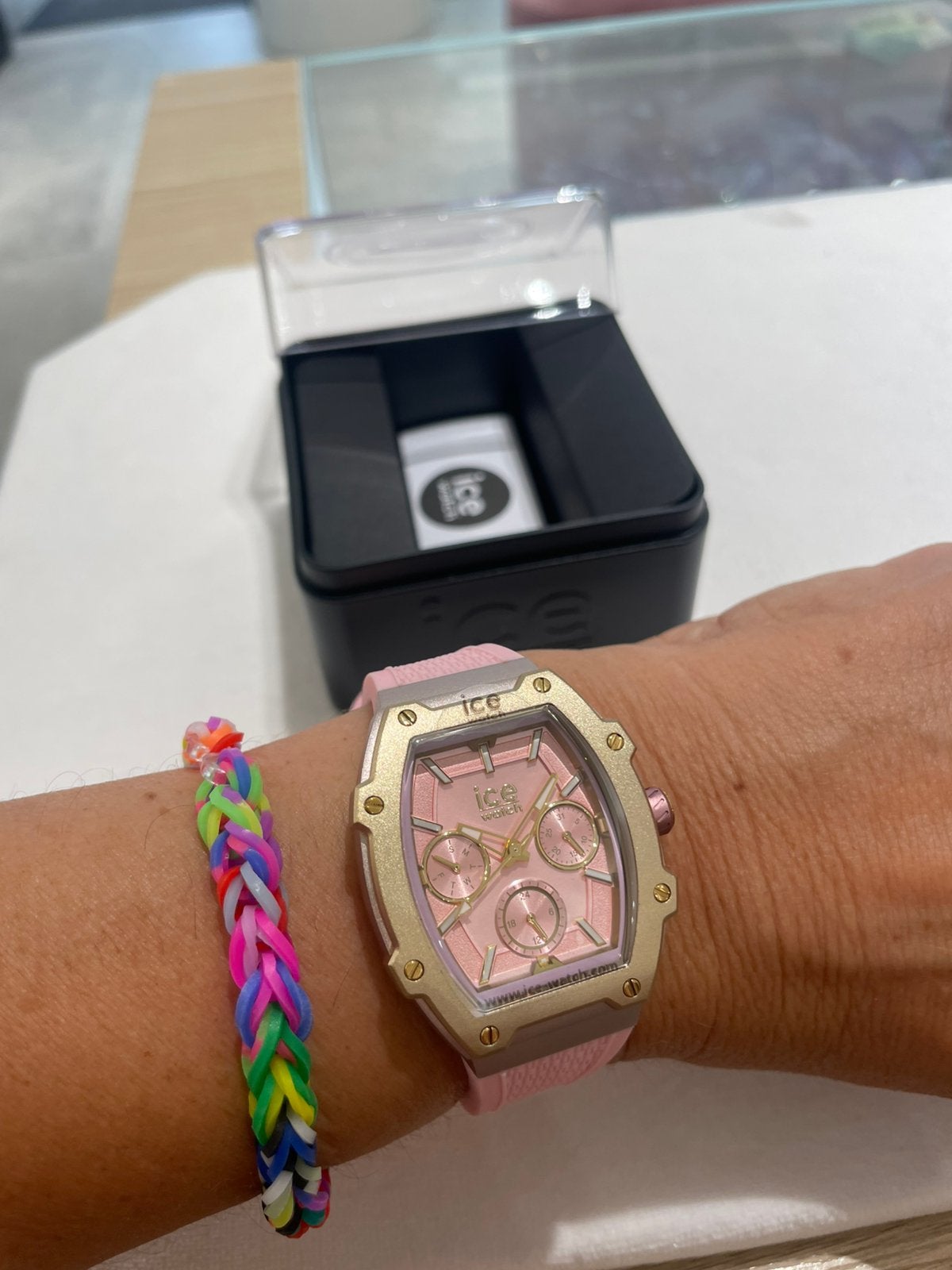 Montre à glace, Envoi, Neuf, Rose, Fille