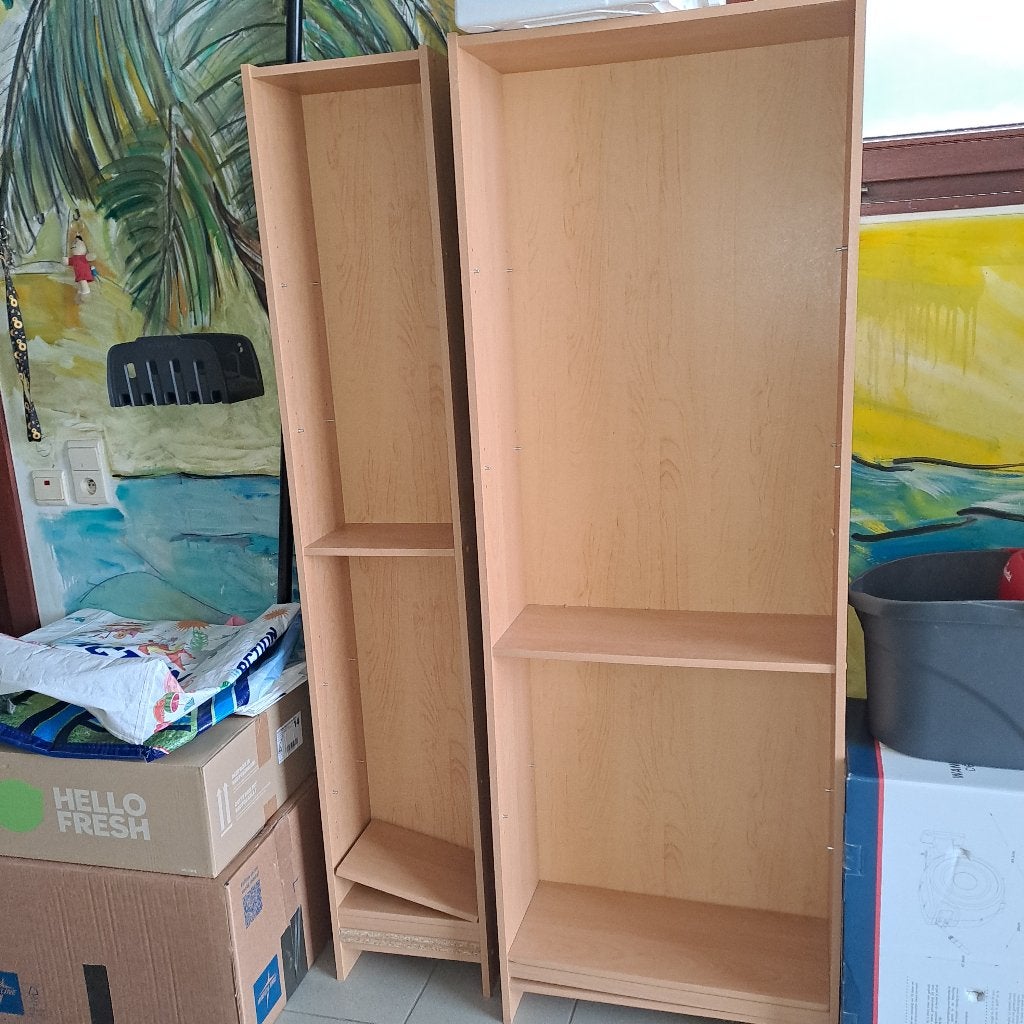 Boekenkastjes, Huis en Inrichting, Kasten | Boekenkasten, Ophalen, Gebruikt, Met plank(en)