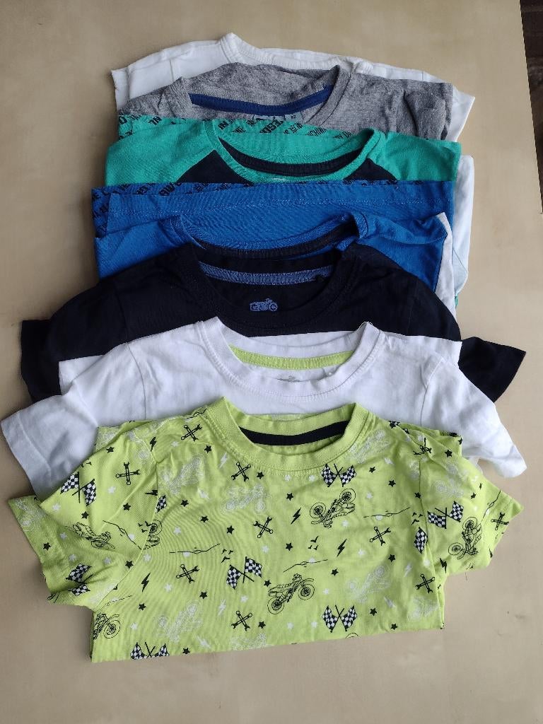 7 T-shirts maat 92-98, Kinderen en Baby's, Kinderkleding | Maat 98, Ophalen, Zo goed als nieuw, Shirt of Longsleeve, Jongen